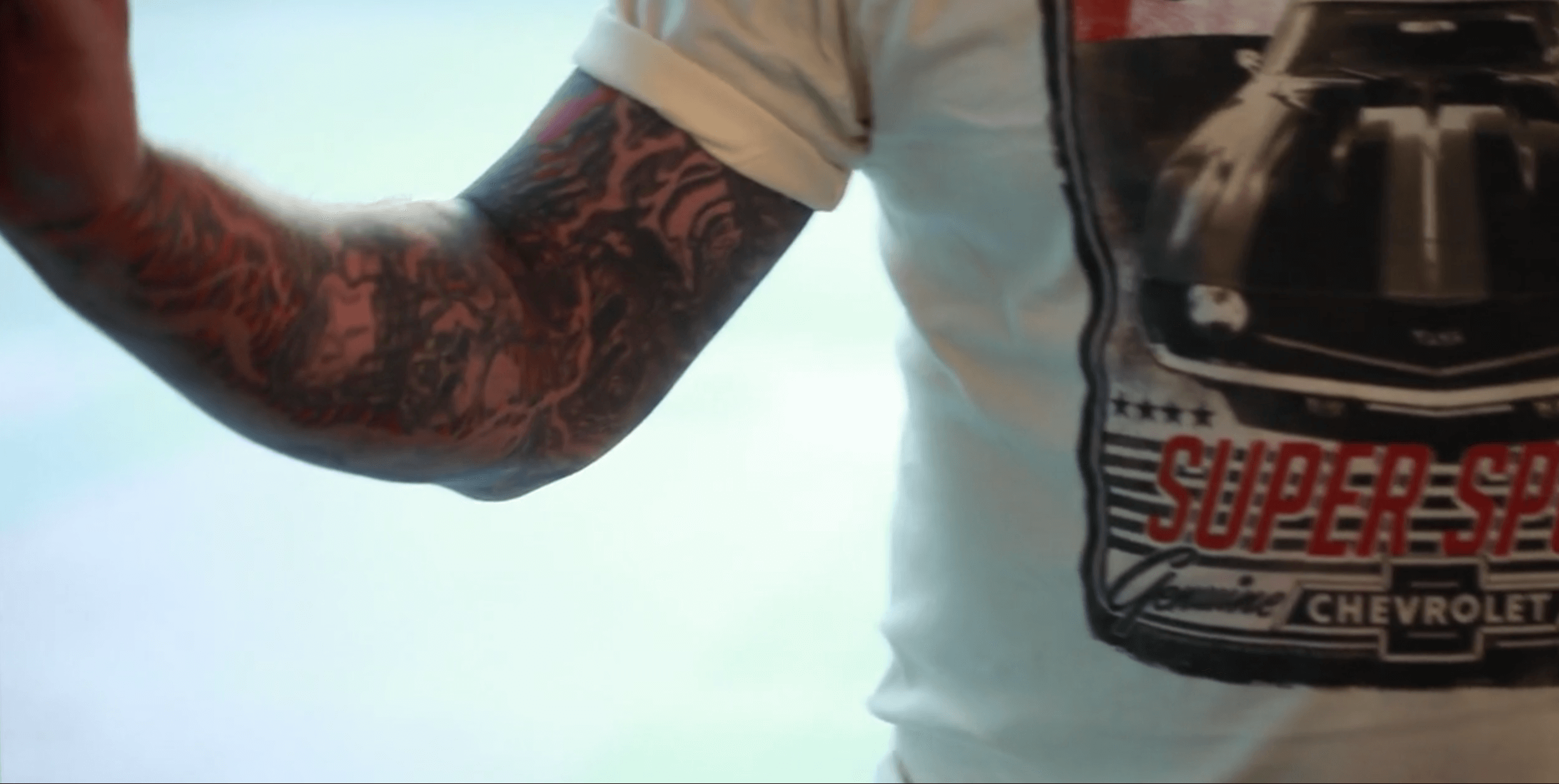 Person's tattooed arm
